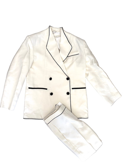 Zara White Linen Suit