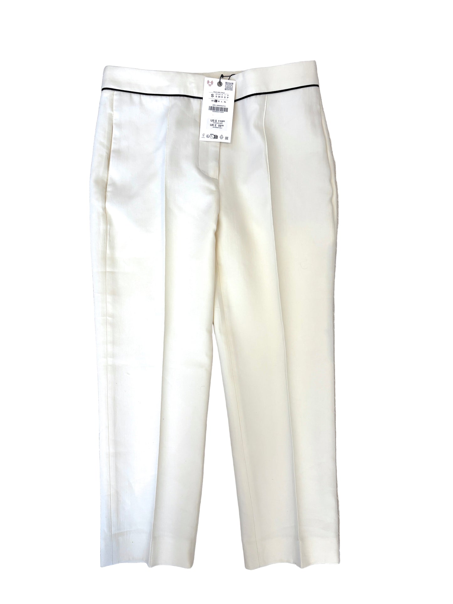New With Tags Zara Ecru Suit S