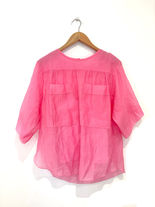 See by Chloe Confetti Pink Blouse