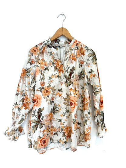 Paul & Joe Sister Floral Orange Blouse