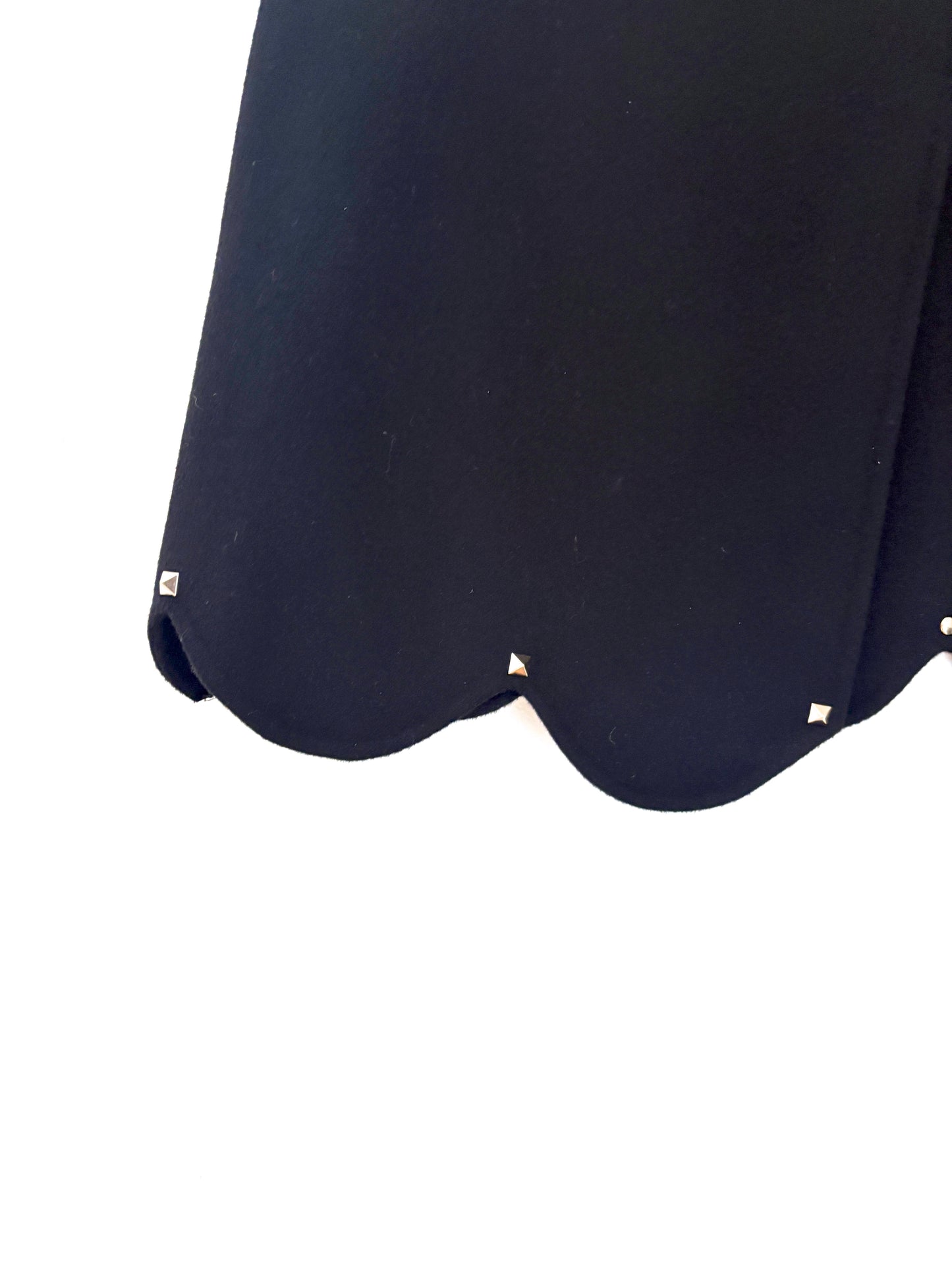 Valentino Wool & Cashmere Scalloped Cape