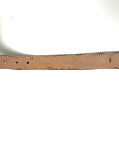 & Other Stories Patent Leather Croc Black Belt XS
