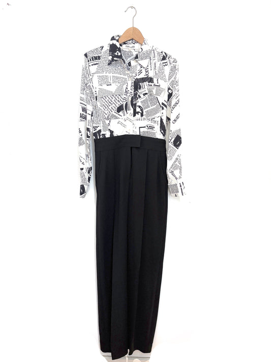 Diane Von Furstenberg Newspaper Jumpsuit