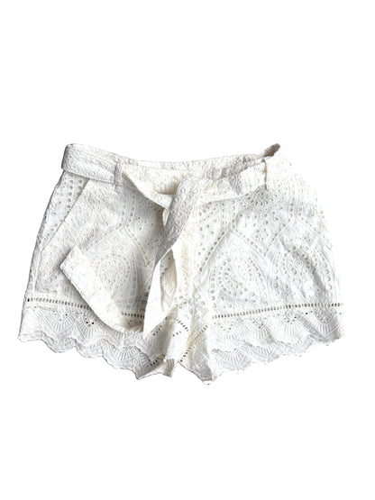 Sézane Lace Scalloped Shorts UK 8