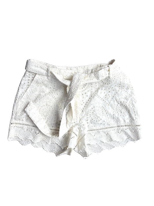 Sézane Lace Scalloped Shorts UK 8