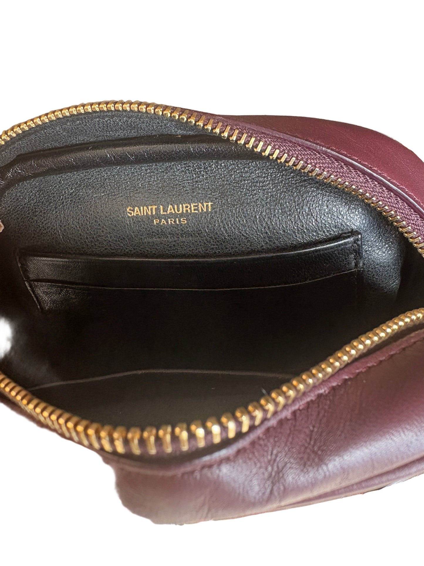 Yves Saint Laurent Mini Burgundy Blogger Bag