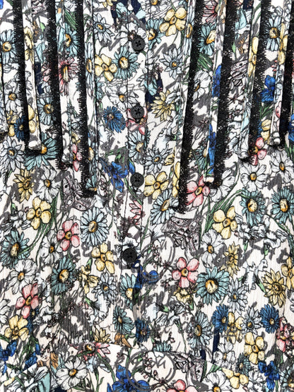 Zadig & Voltaire Raspail Crinkle Flower Dress XS