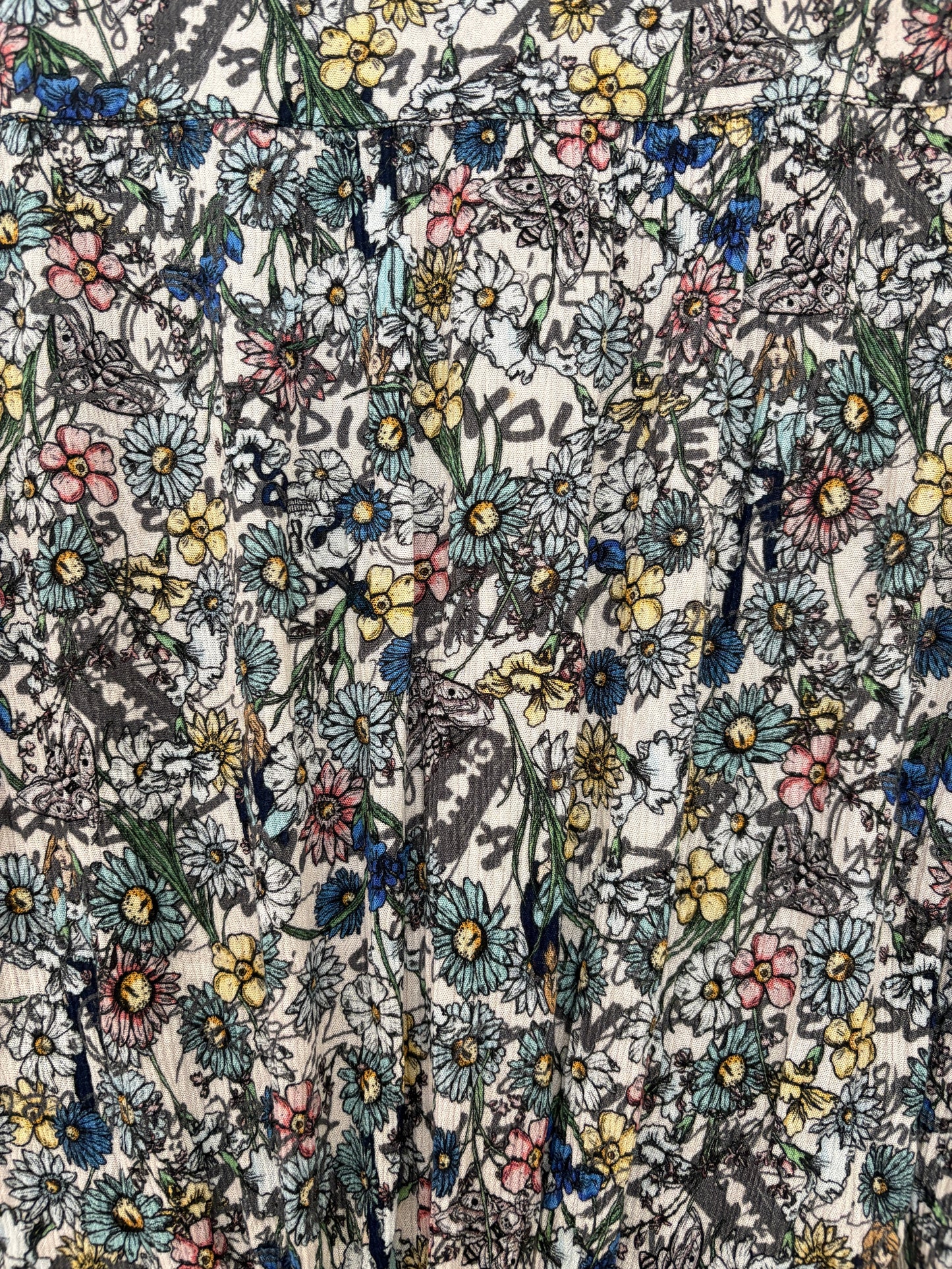 Zadig & Voltaire Raspail Crinkle Flower Dress XS