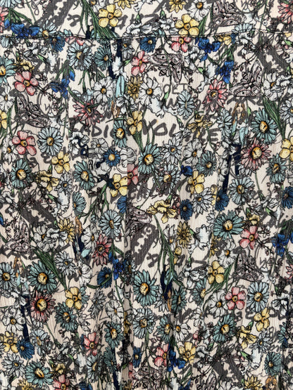 Zadig & Voltaire Raspail Crinkle Flower Dress XS