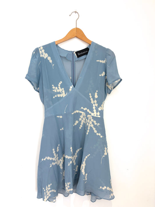 Realisation Par Blue Luella Print Dress