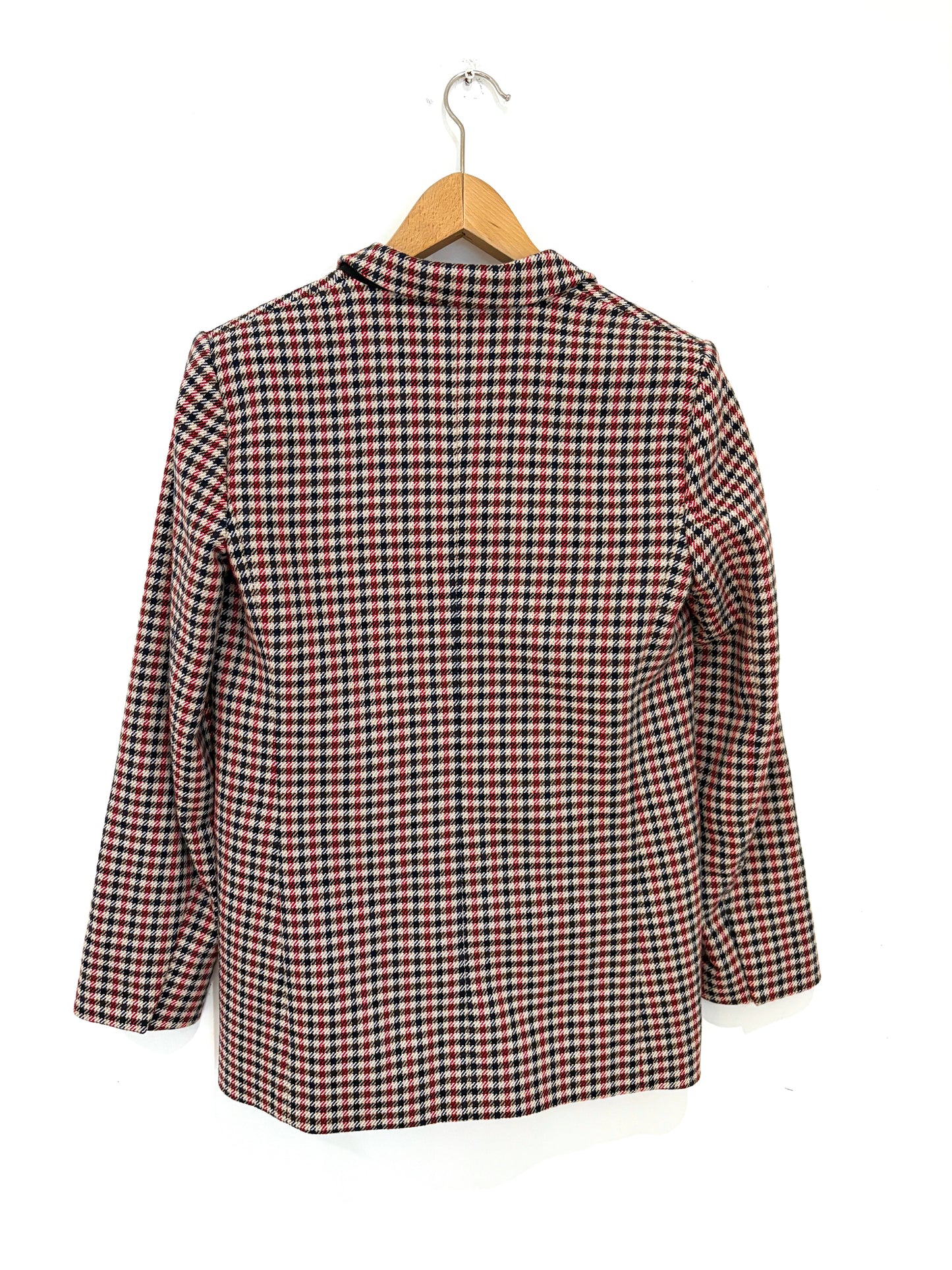 Sandro Tweed Houndstooth Blazer UK 8