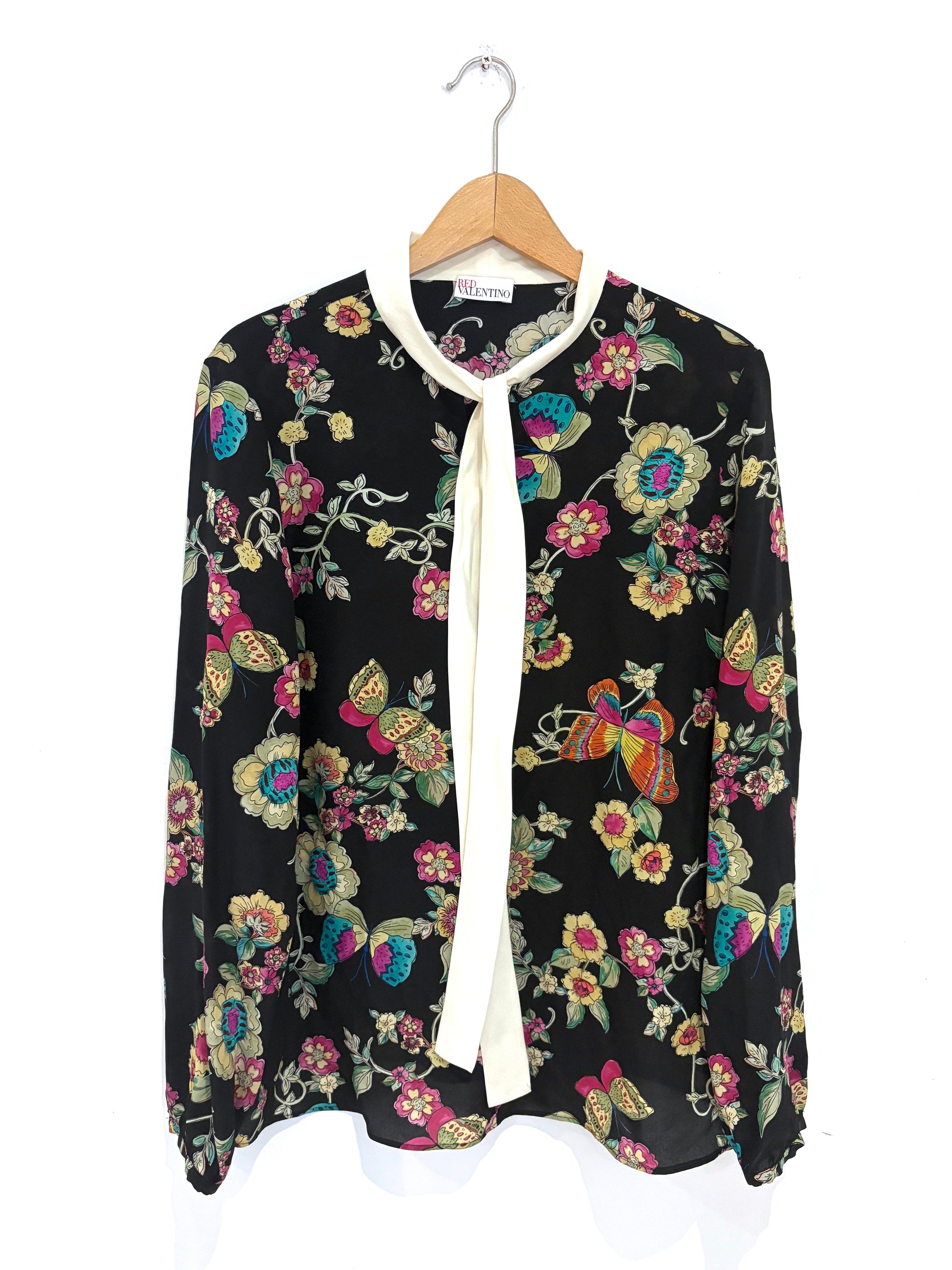 Red Valentino Floral Blouse