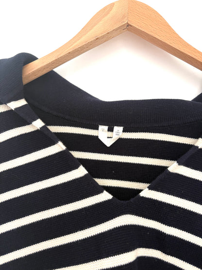 Arket Navy Striped Jumper S