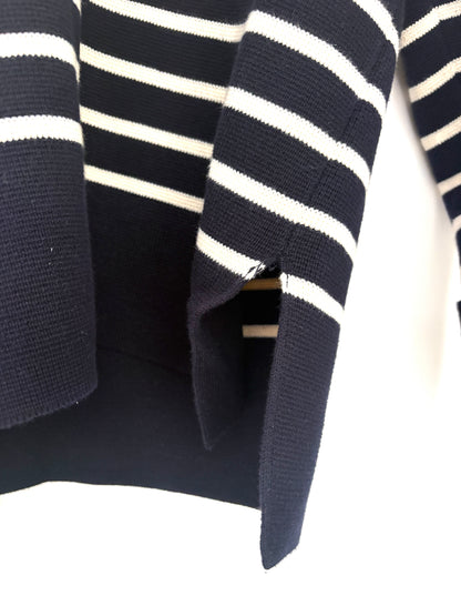 Arket Navy Striped Jumper S