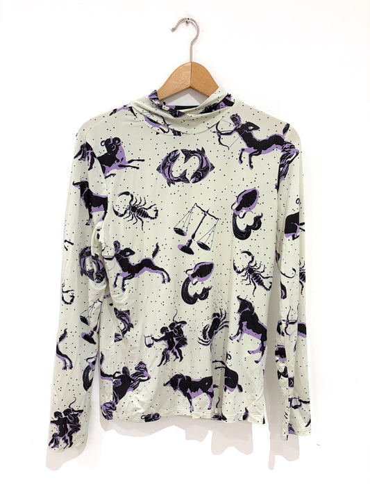 Bimba Y Lola Print Jersey Top 
