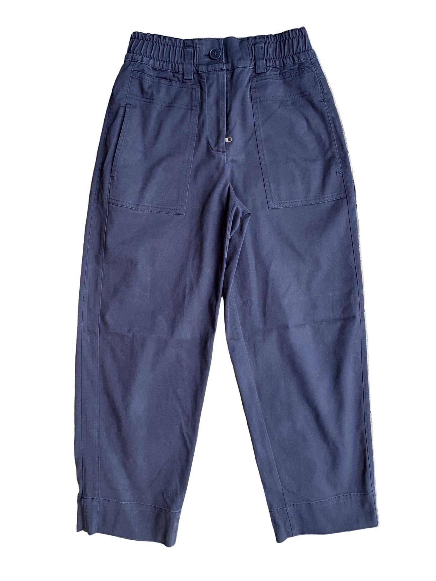 Me+Em blue cotton trousers