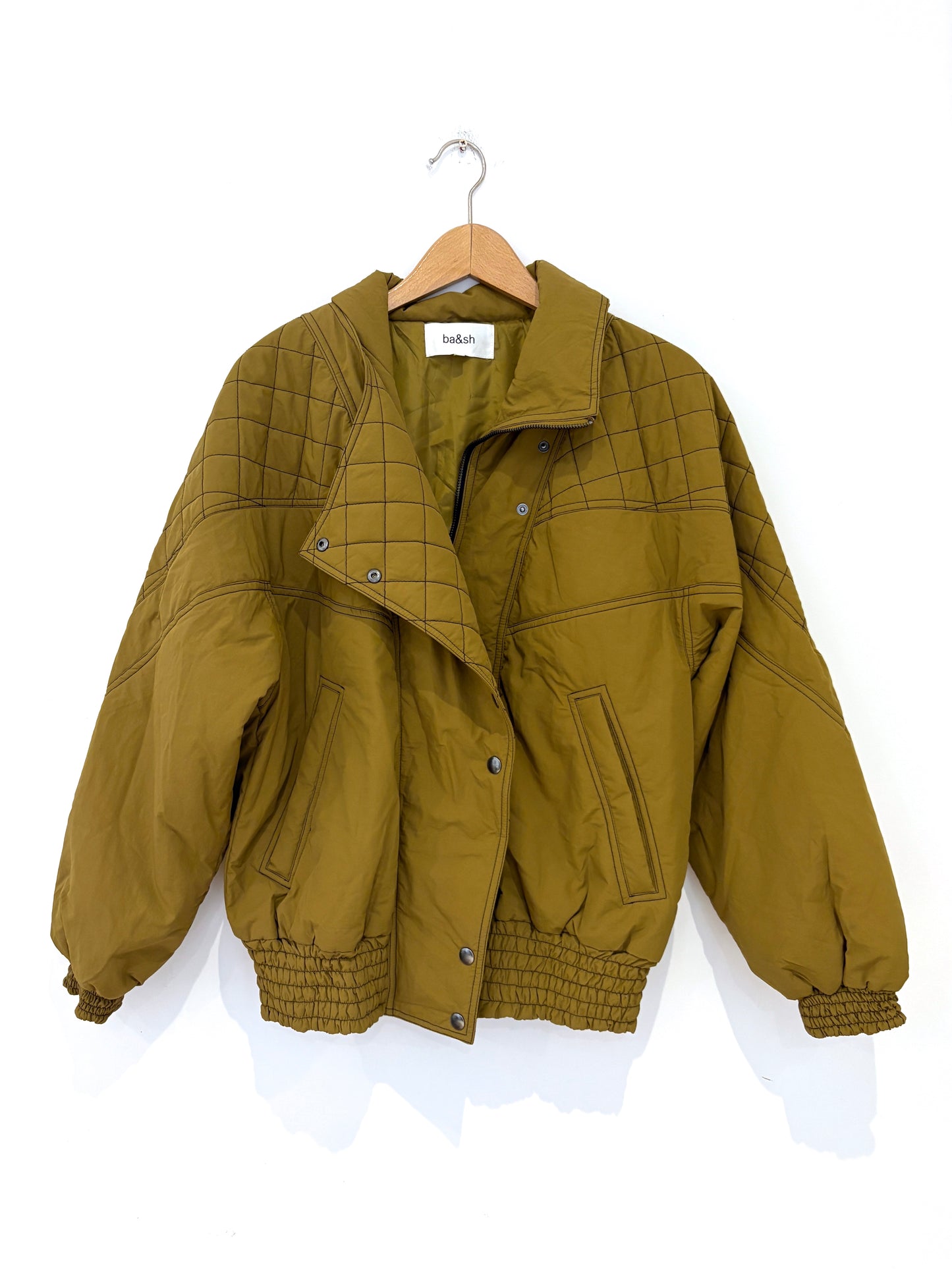 Ba&sh Spencer Oversized Bomber Jacket 