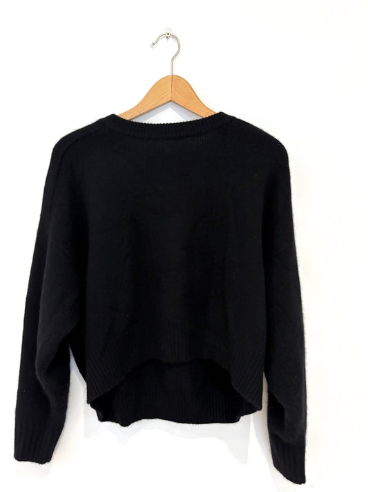 Autumn Cashmere Black Jumper M