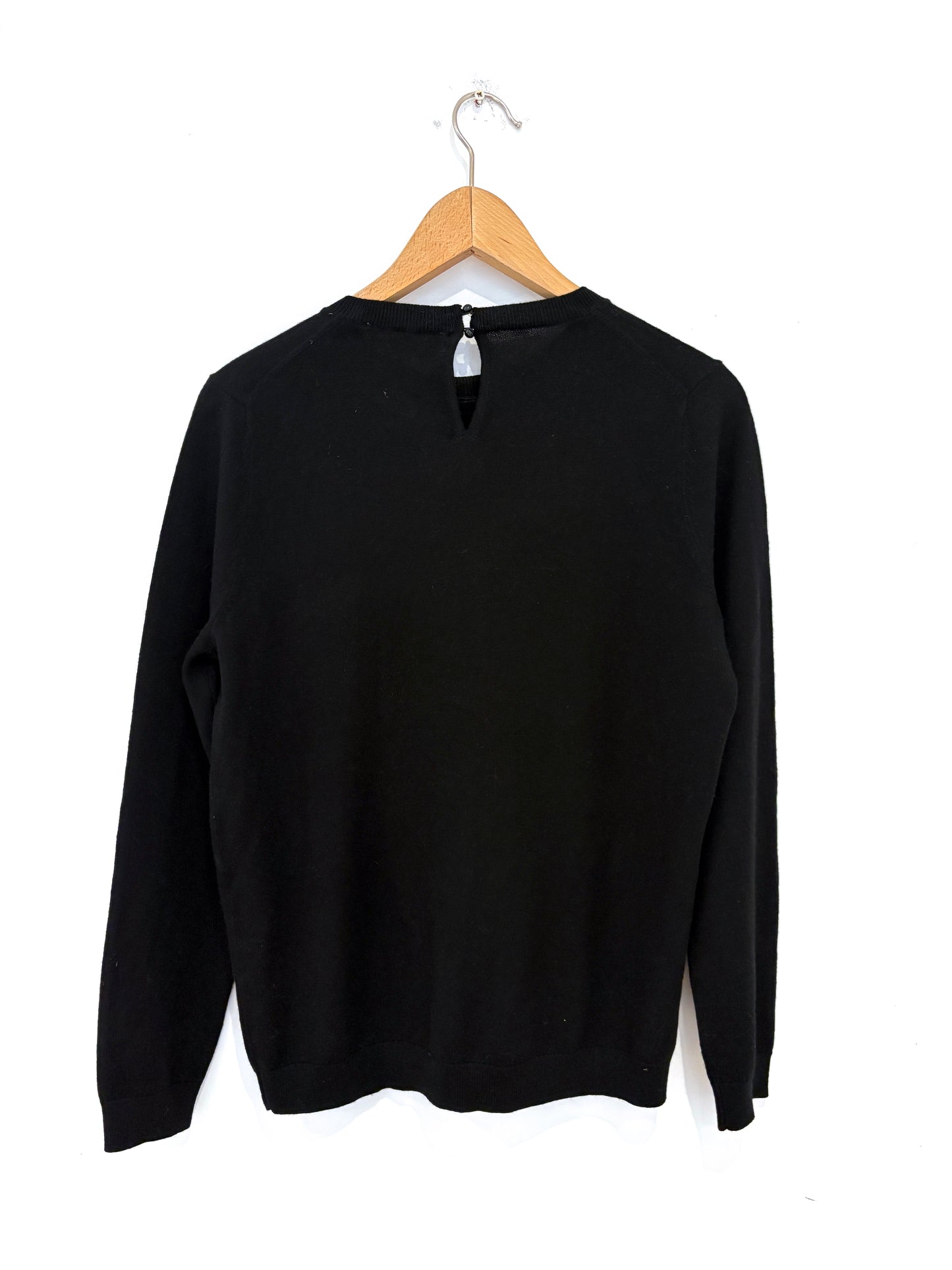 Sézane Black Wool Knit M
