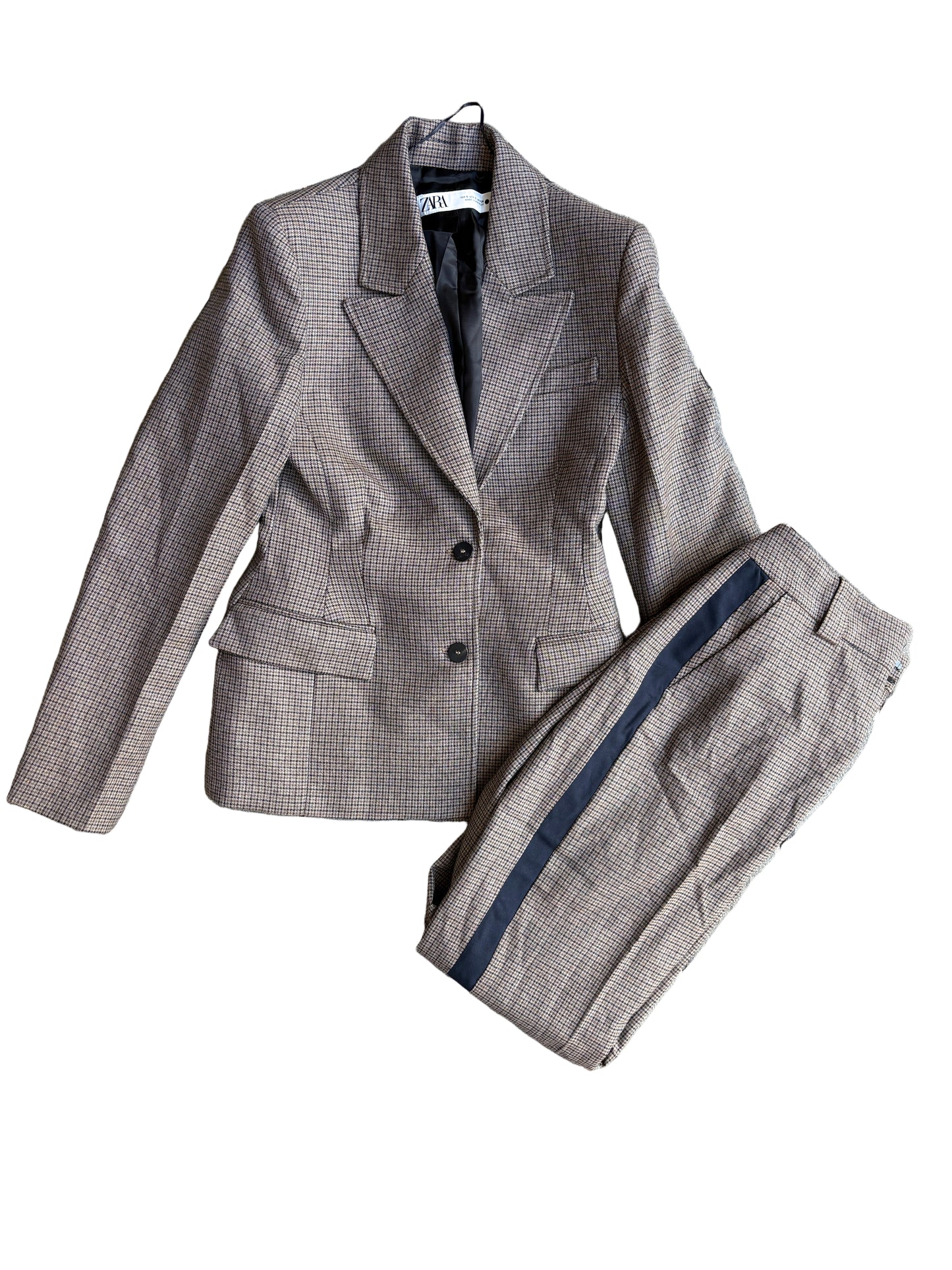 Zara Herringbone Suit