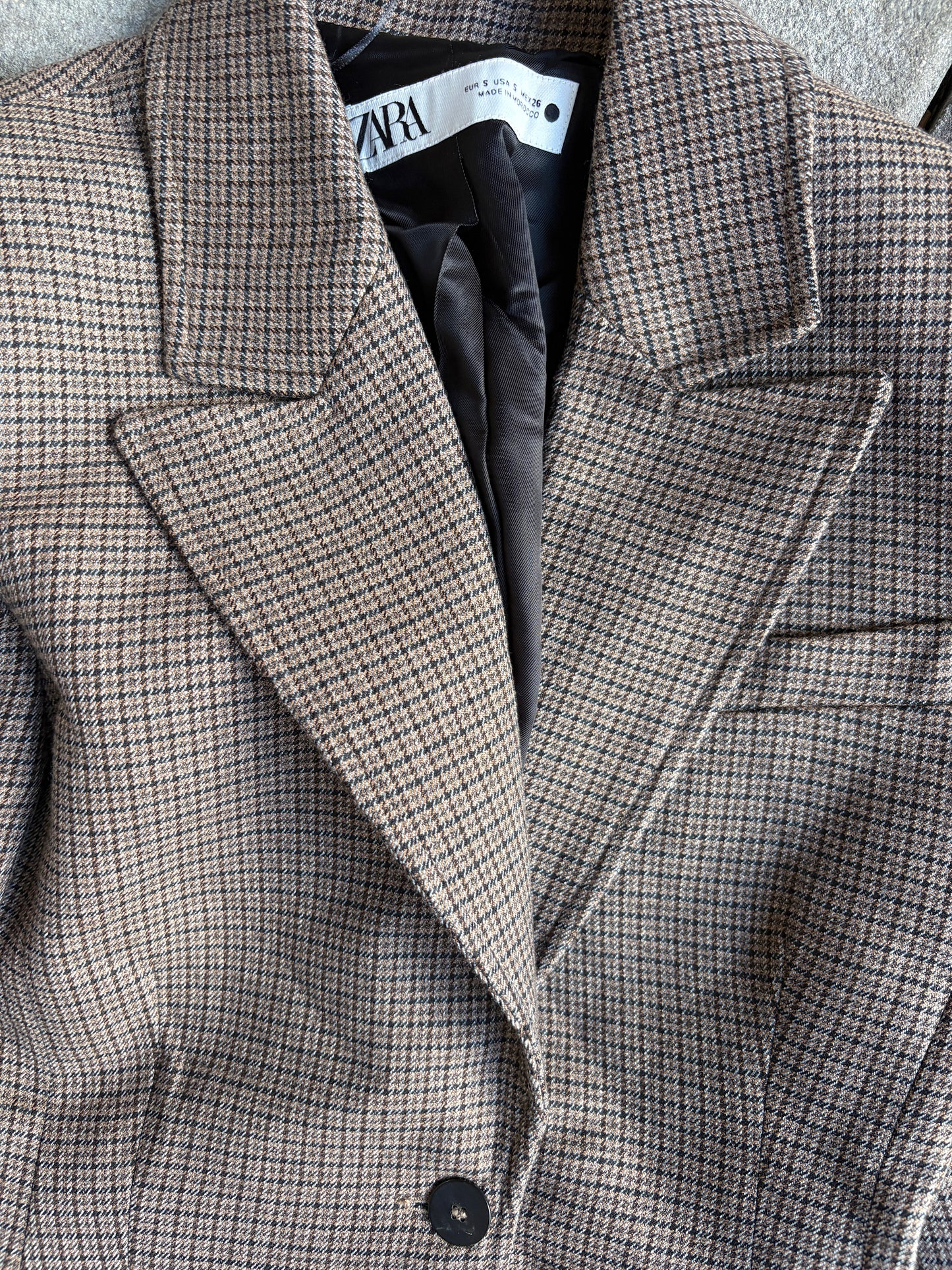 Zara Woman Collection Check Suit S