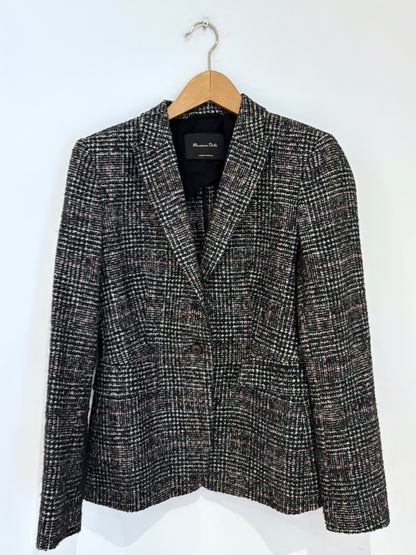 Massimo Dutti Herringbone Blazer 