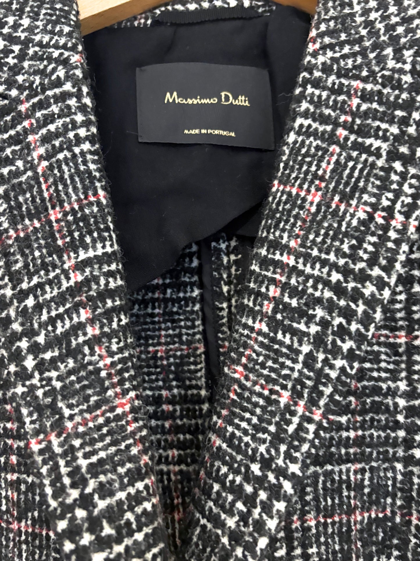 Massimo Dutti Herringbone Blazer UK 10