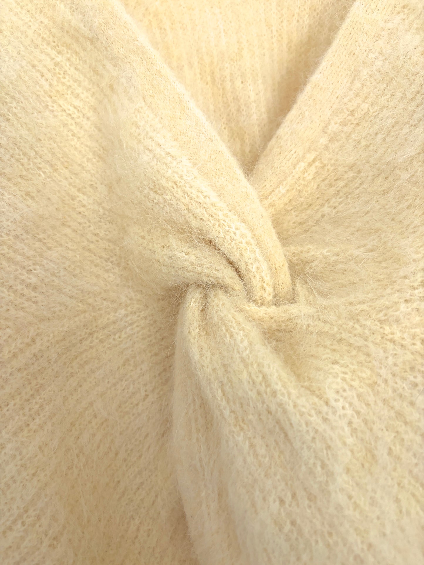 Ba&sh Yellow Alpaca Knit S