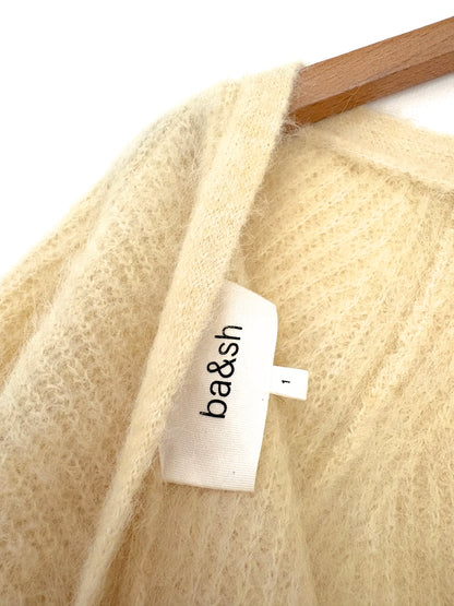 Ba&sh Yellow Alpaca Knit S