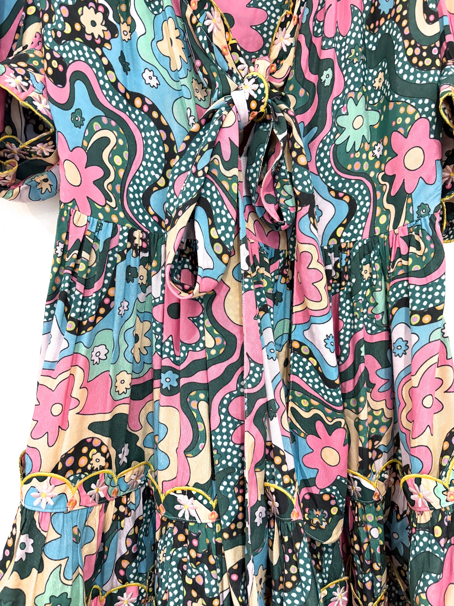 Celia B Hortensia Print Dress S