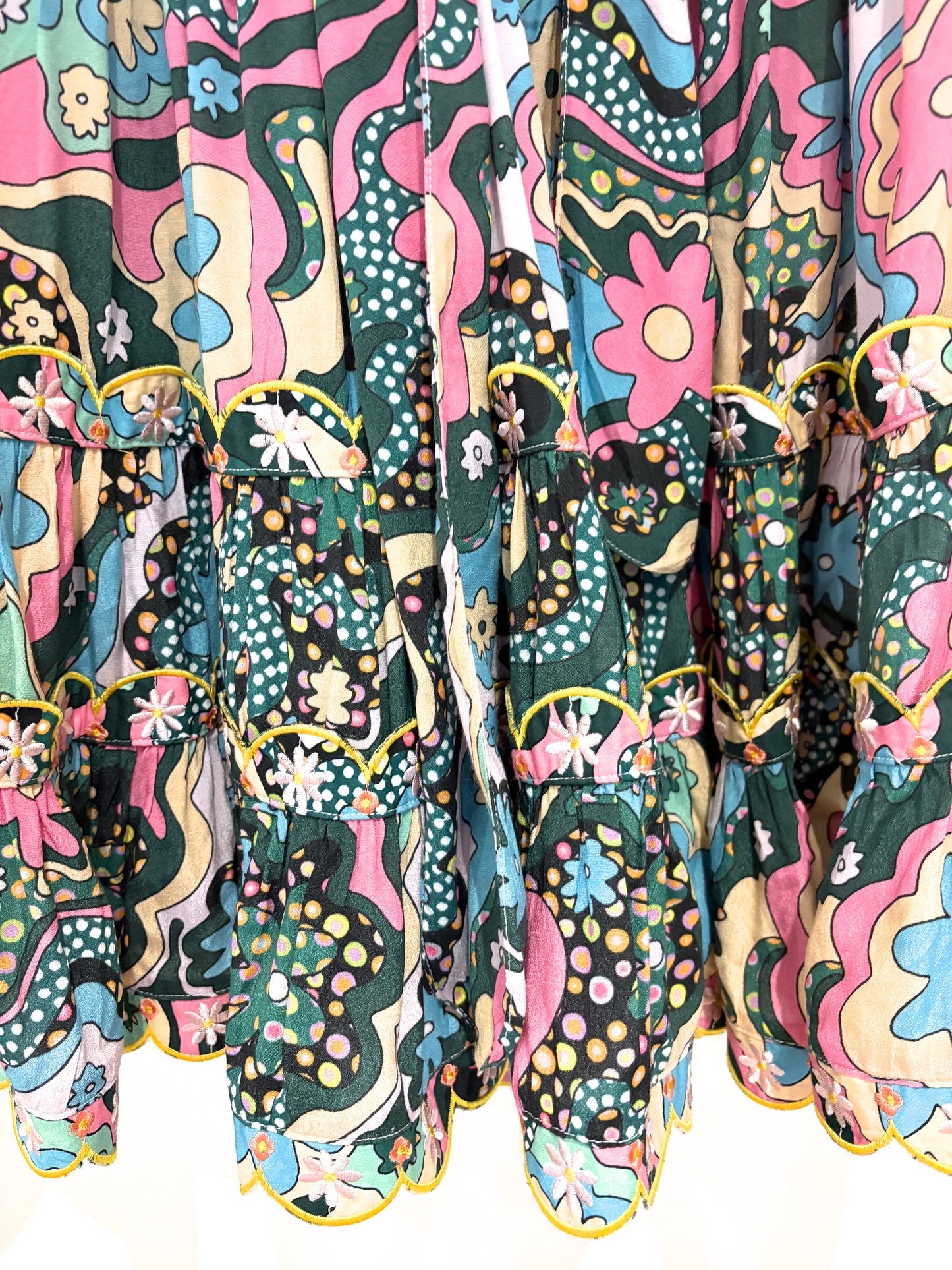 Celia B Hortensia Print Dress S