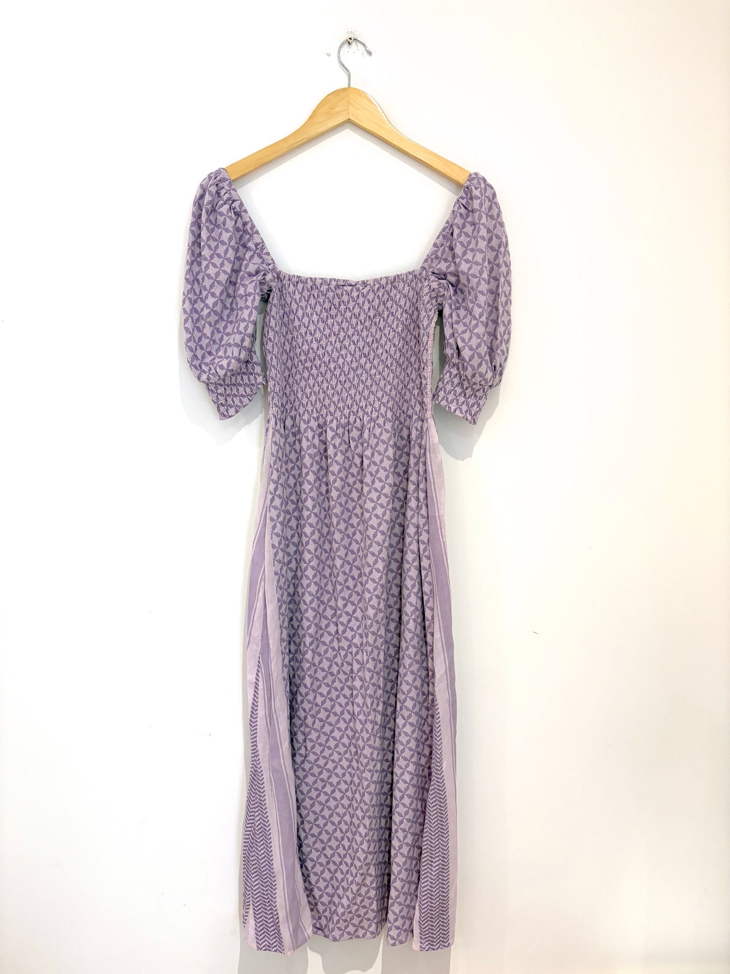 Summery Copenhagen Thea Purple Jacquard Dress S