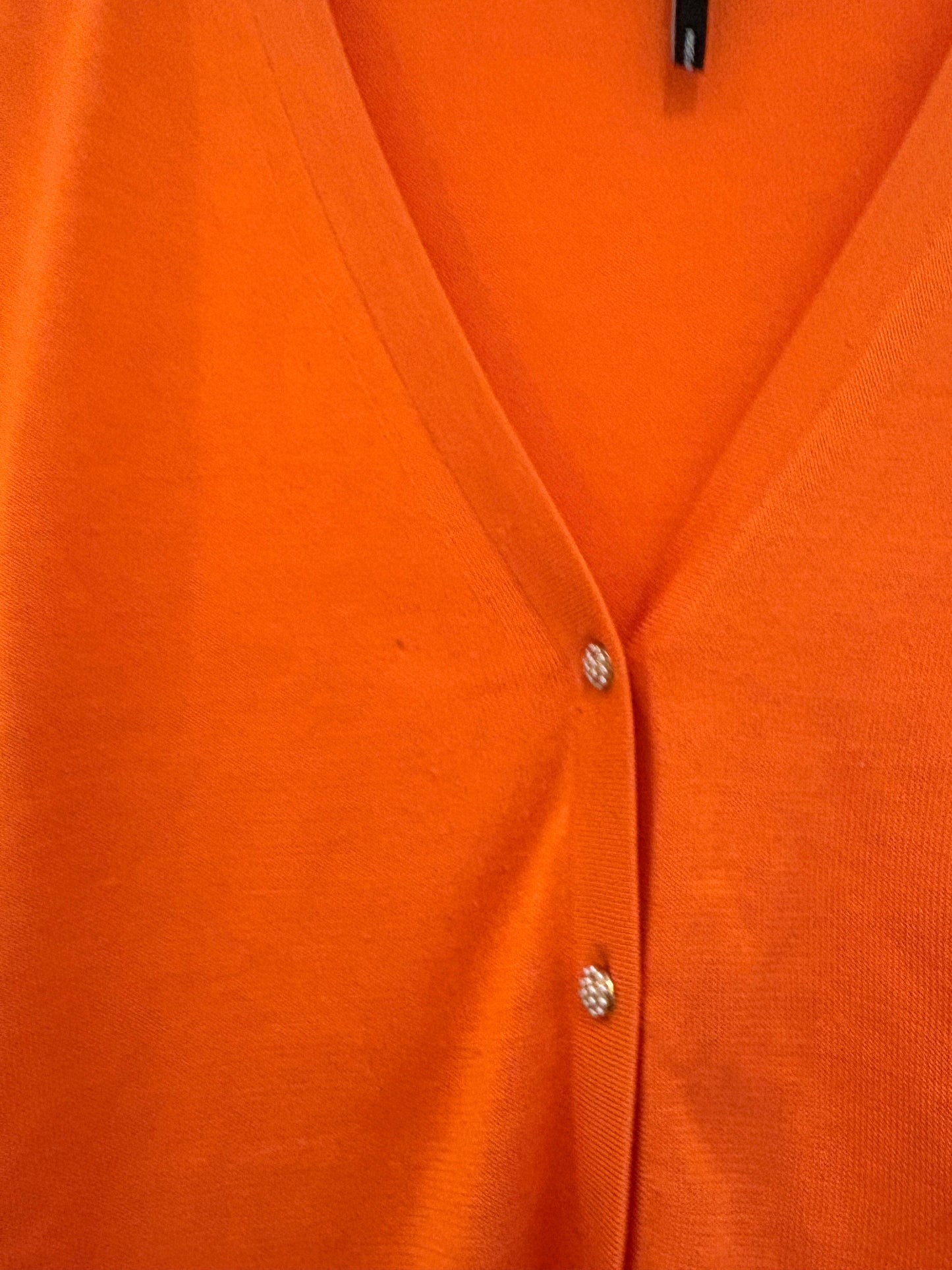 Me+Em Silk Orange Sleeveless Knit M
