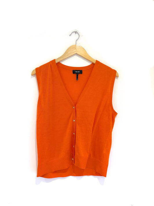 Me+Em Silk Jersey Orange Vest