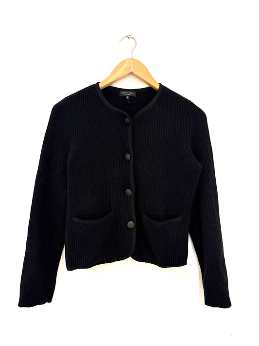 Rag & Bone Black Knit Cardigan