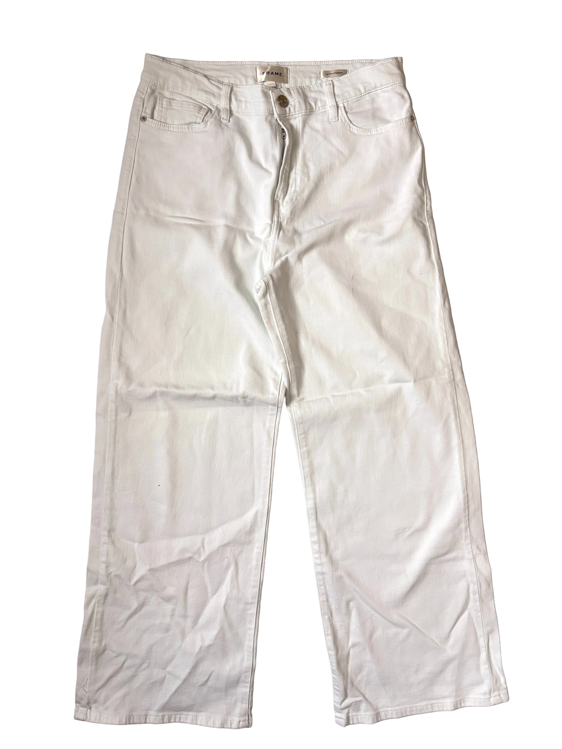 Frame slim palazzio jeans