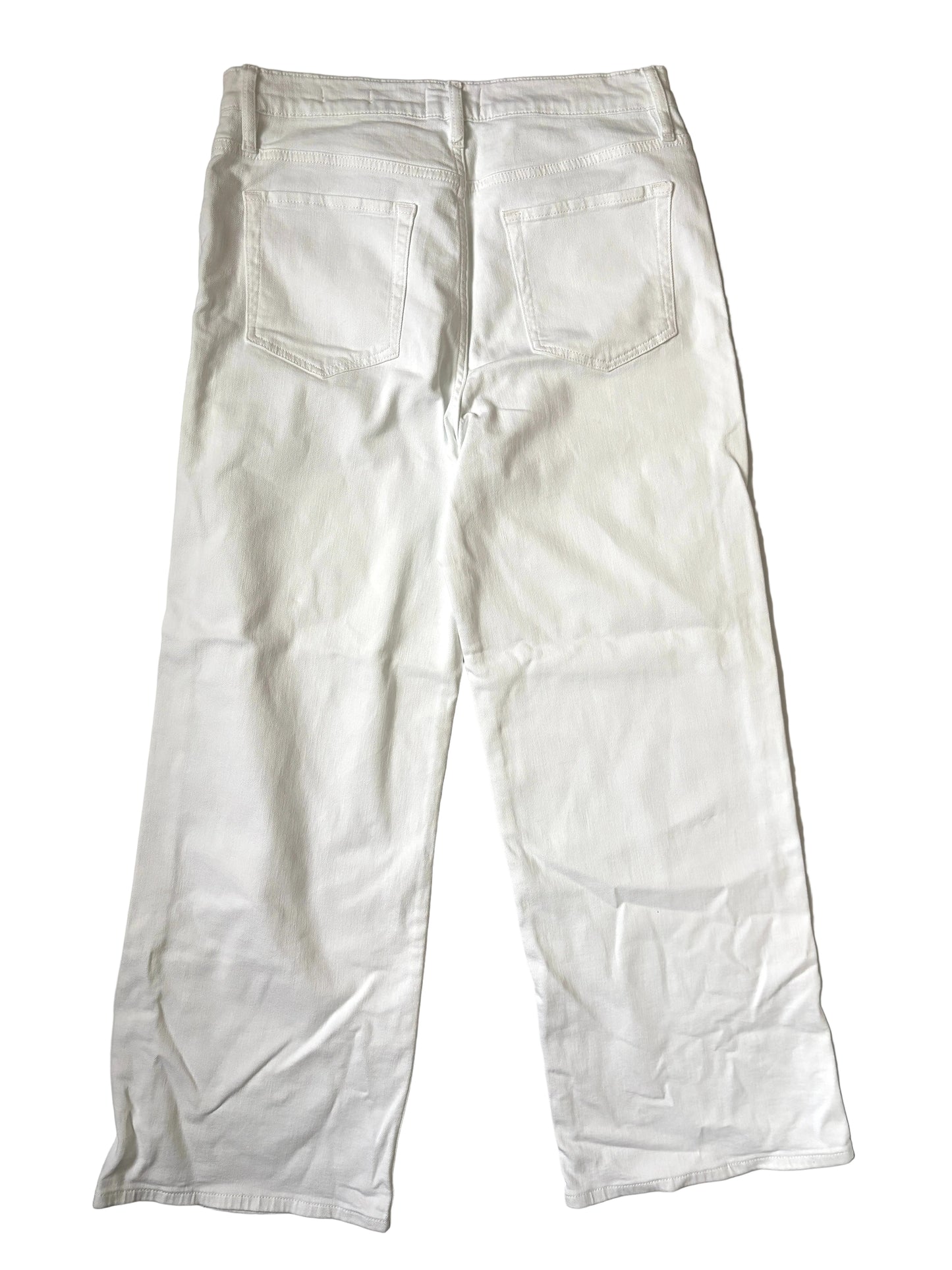 Frame Le Slim Palazzo White Jeans 31"