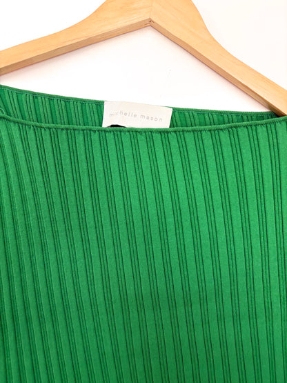 Michelle Mason Green Knit Dress S