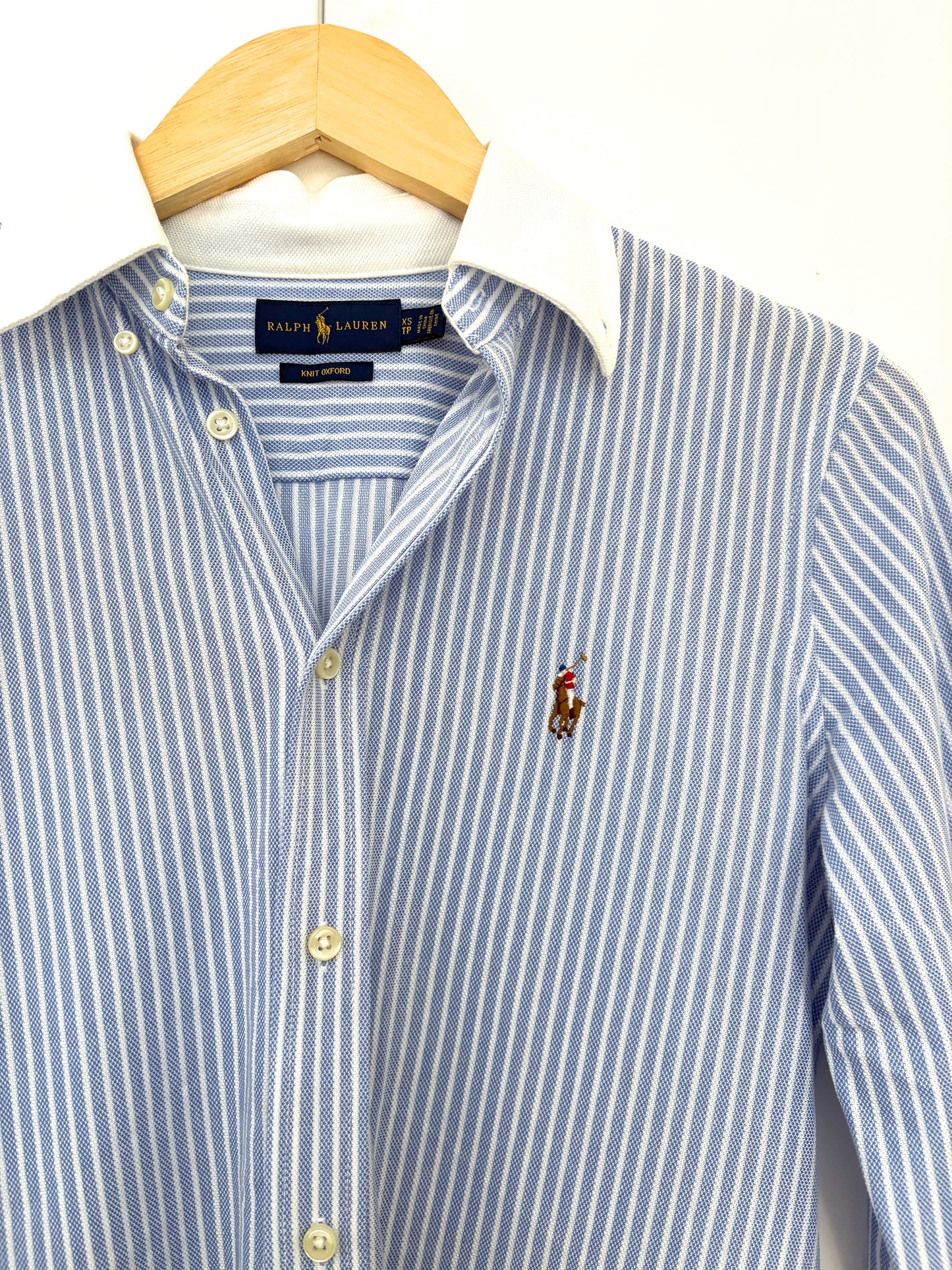 Ralph Lauren Oxford Print Shirt Dress XS