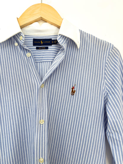 Ralph Lauren Oxford Print Shirt Dress XS