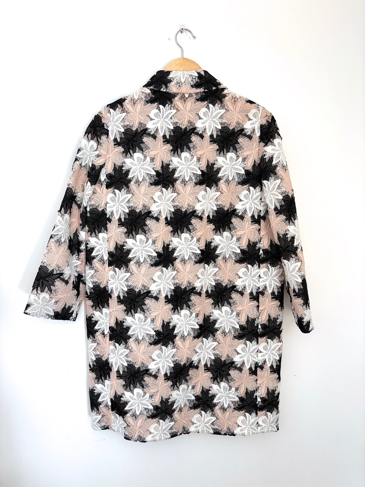 Kate Spade Floral Embroidered Coat UK 8