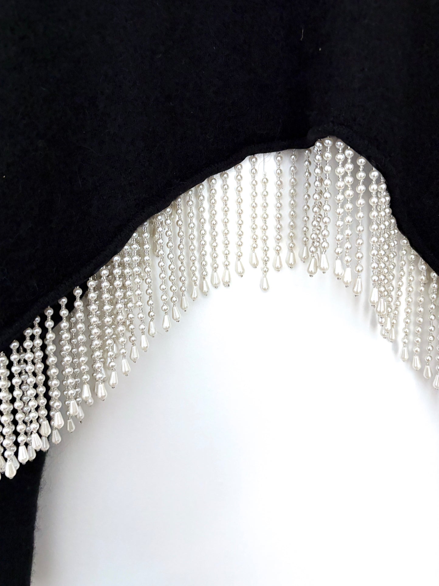 & Other Stories Pearl Fringed Cropped Jumper S