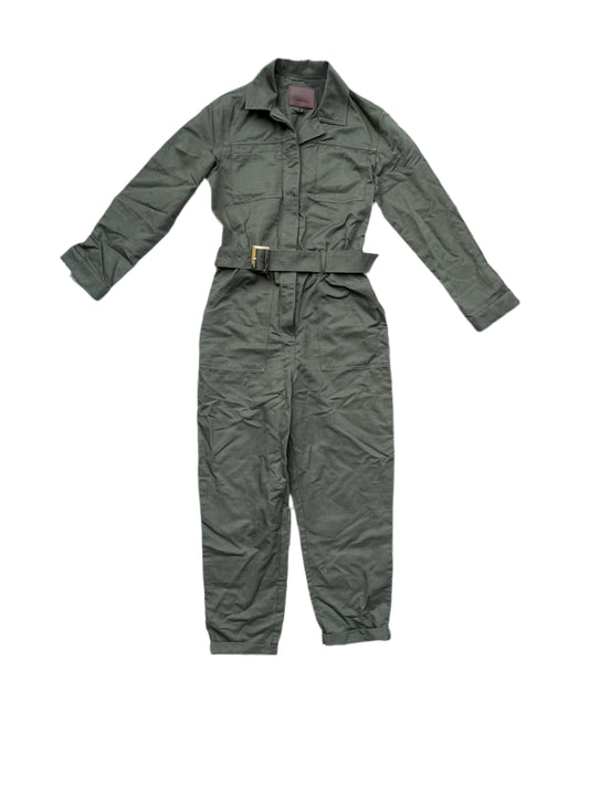 Massimo Duti Khaki Utility Jumpsuit L