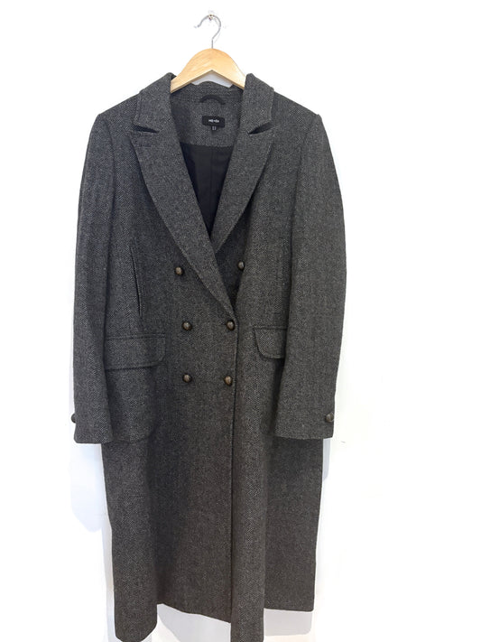 Me+Em Wool Herringbone Coat 