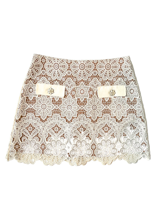 Self Portrait Lace Skirt