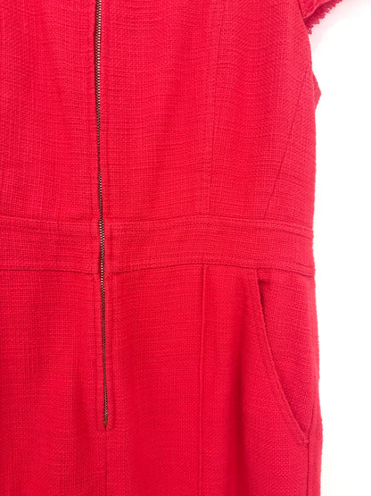 Me+Em Textured Coral Jumpsuit UK 14