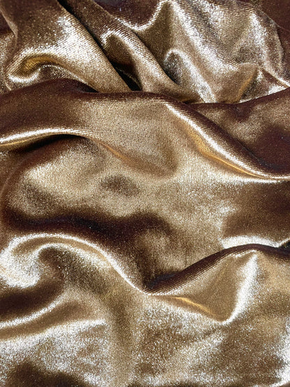 PatBo Draped Gold Velvet Mini Dress UK 8