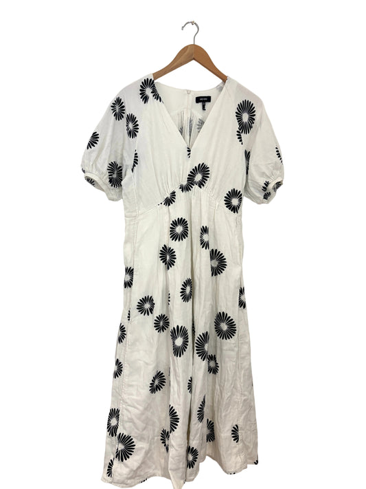 Me+em Cheesecloth Daisy Print Dress