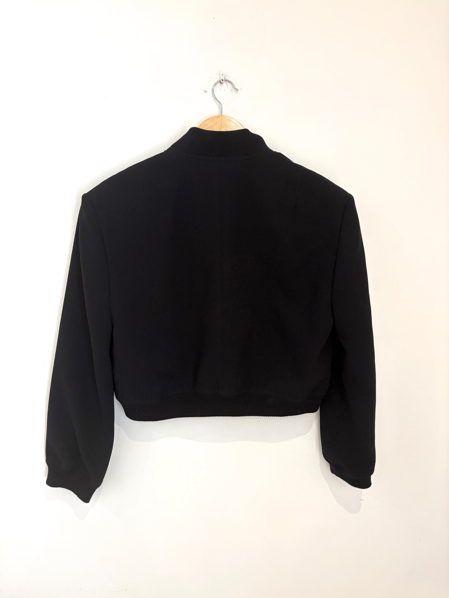 New With Tags Zara Cropped Bomber Jacket S