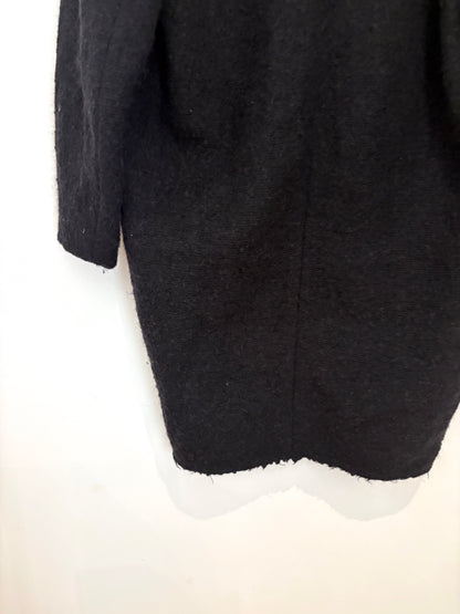 Isabel Marant Black Boucle Coat UK 8